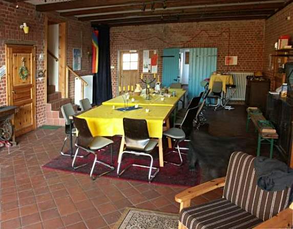 Hof Haby, Blick in die Tenne